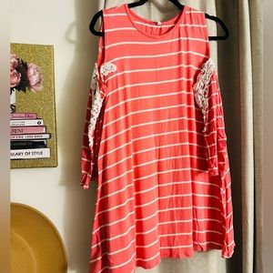 Strip blouse maternity